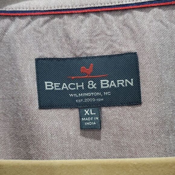 Beach & Barn Mens Stretch Oxford, Long Sleeve, SIZE XL - Picture 2 of 6